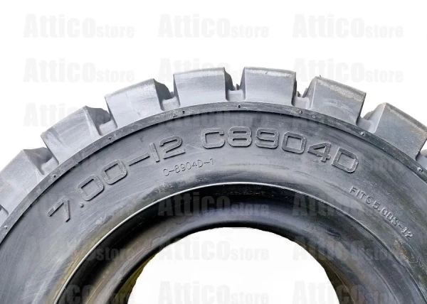 Шина цельнолитая CST 7.00-12 C8904D